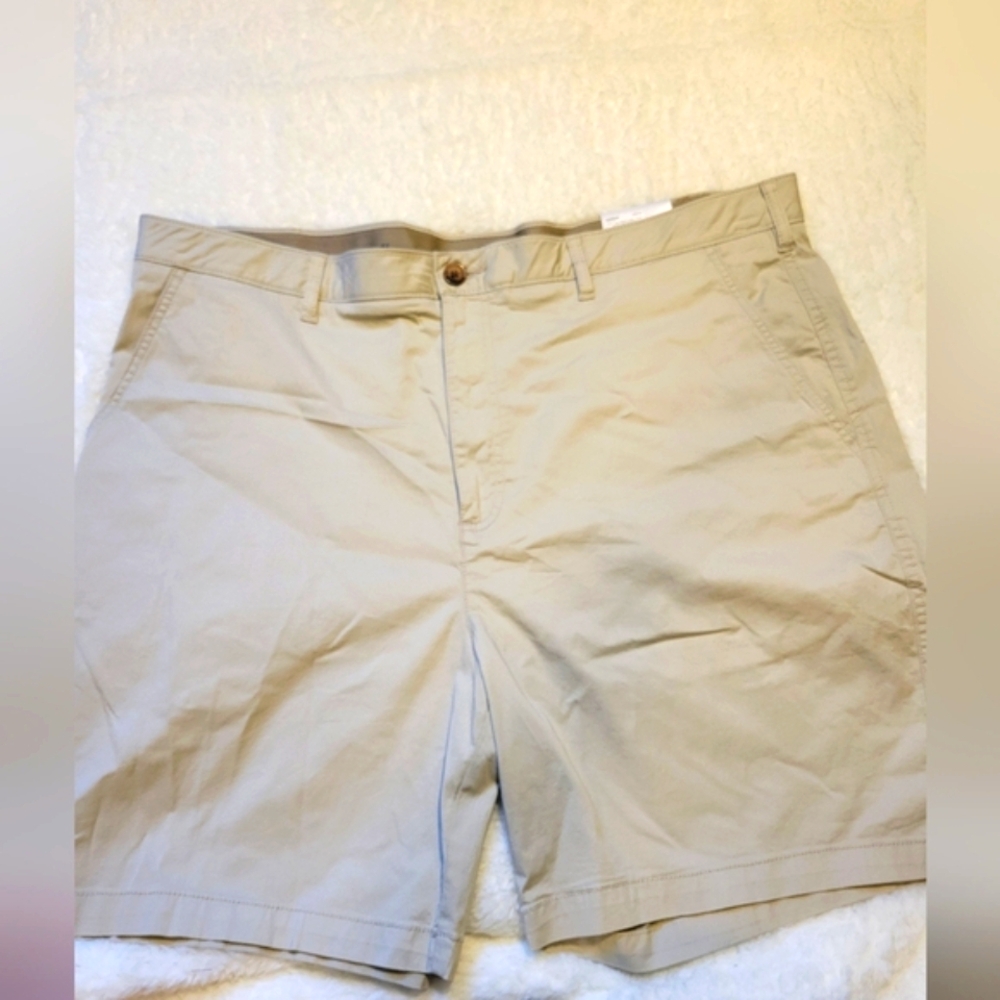NWT Croft & Barrow Men's Classic Beige Shorts Sz 44 - Picture 2 of 5